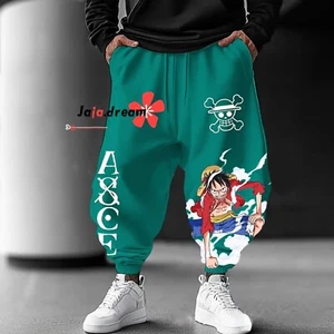 One Piece Luffy Anime Manga Freizeit Hose Sports Pants trousers Polyester - Picture 1 of 1