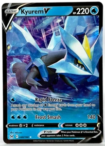 KYUREM V Rare Holo Sword Shield Lost Origin 48/196 Pokemon - Picture 1 of 2