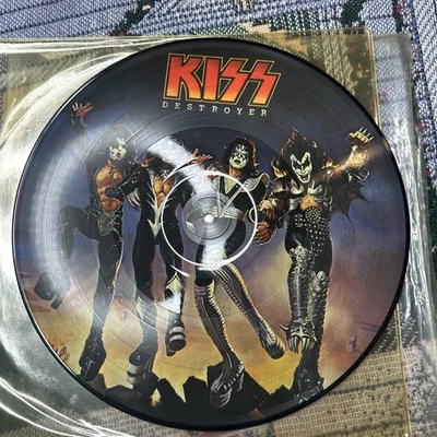 KISS Destroyer 12" Picture Disc Vinyl LP 1986 Dutch STEMRA Press Very Rare #574 - Image 1 of 4