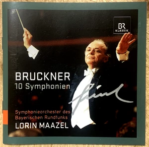 Signed by LORIN MAAZEL Bruckner 10 Symphonies BR Klassik 11 CD Box MINT Signiert - Picture 1 of 3