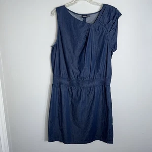 Kate Spade Saturday Chambray Kleid - asymmetrischer Ausschnitt - blau - Gr. XL - Bild 1 von 8