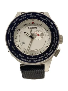 Nixon Quartz Watch/Analog/Stainless Steel/White/Black/Ss/The Passport - Picture 1 of 6