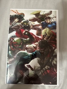 Teenage Mutant Ninja Turtles Vs Street Fighter #1 Ivan Tao Virgin Variant Comic - Imagen 1 de 5