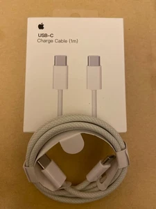 ORIGINAL ORIGINAL Apple iPhone 16 ProMax, 15, 17 Pro Ladegerät Typ C auf C Kabel - Bild 1 von 2