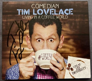 CD 2017, Tim Lovelace - Living In A Coffee World, VG, AUTOGRAPHED! - Bild 1 von 7