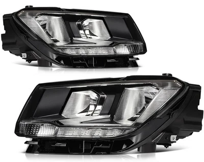 Left+Right Headlights Assembly For Volkswagen Tiguan 2018-2021 w/LED DRL Pair Foto 1 de 4