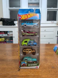 Hot Wheels 2025 HW Getaways Series 5 Vehicle Gift Pack #JBJ77 1:64 Scale - Picture 1 of 2