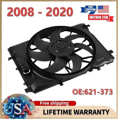 Radiator Cooling Fan For Mercedes-Benz E300 E350 E400 C300 C350 GLK300 SLK350 V6 - Imagem 1 de 4