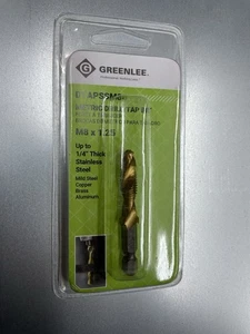 DTAPSSM8C Greenlee M8 x 1.25 Drill/Tap Bit for Stainless Steel FREE SHIPPING - Picture 1 of 2