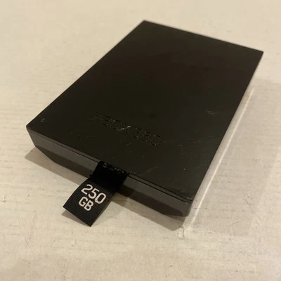Xbox 360 Slim / E 250GB Hard Drive HDD Model 1451 Black Official Microsoft - Image 1 of 4