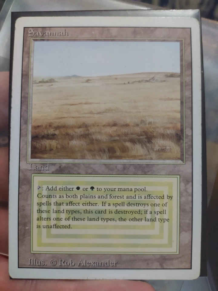 Savannah Cartas Magic Mtg Dual Land - Imagen 1 de 2
