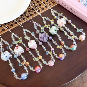 Short Flower Mobile Phone Chain Phone Accessories - Picture 1 of 12