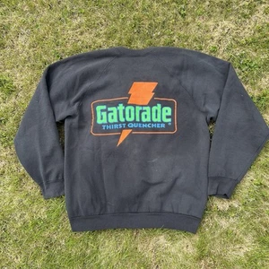 Vintage Gatorade Pullover mit Rundhalsausschnitt FOTL 2-seitig hergestellt in den USA Gr. XXL schwarz - Bild 1 von 9