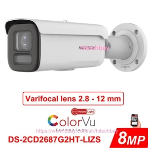 Hik compatible DS-2CD2687G2HT-LIZS 8MP ColorVu Varifocal PoE Camera Outdoor - Picture 1 of 7