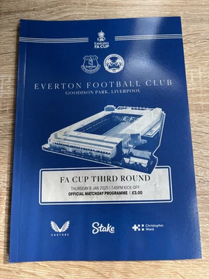 Everton Football Programmes 2024 /25 Last Season at Goodison SELECT FROM LIST - Image 1 of 4