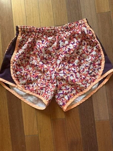 Nike Kids Size Large Purple, Orange Shorts - Picture 1 of 4
