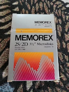 Memorex 3.5” Microdisks 7 Count New Open Box Missing 3 - Picture 1 of 3