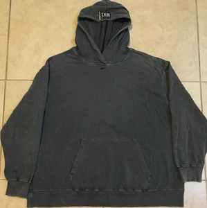 Vtg Nike Faded Center Swoosh Hoodie Shirt XXL Boxy Travis Scott Grunge 90s Y2K - Picture 1 of 24