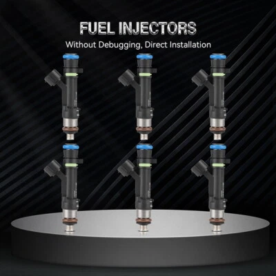 Inyectores de combustible 1465A080 para Mitsubishi Outlander 2007-2013 3,0 L 6 piezas Foto 1 de 4