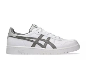 Asics Japón S Zapatos Hombres Talla 7.5 7 1/2 Tenis Blanco Gris Campanario Encaje Clásico - Imagen 1 de 5