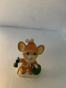 MCM Christmas Ornament Anthropomorphic Mouse Dressed in Suit Made In Hong Kong - Picture 1 of 6