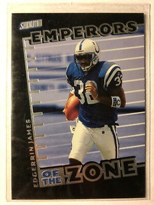 1999 Stadium Club Emperors of the Zone Edgerrin James RC #E7