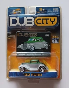 DUB CITY Jada Toys Dub City Druckgussfahrzeug 32 Ford silber/grün - Bild 1 von 2
