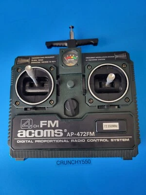 ACOMS AP-472FM 4CH Transmitter / Manual Vintage RC Part - Image 1 of 4