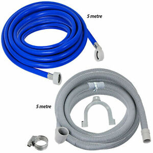 2.5M, 30mm // 22mm SPARES2GO Drain Outlet Hose for Russell Hobbs Dishwasher