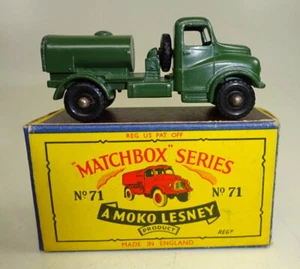 Matchbox RW 71A Austin Water Truck olivgrün in top "B5" Box - Bild 1 von 8