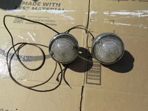 1950 Cadillac Reverse Light Pair L & R Lens & Housing Guide R 50 - Picture 1 of 6