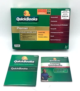 Intuit QuickBooks Premier Industry Edition 2007 + Learning QuickBooks 2007 - Picture 1 of 3