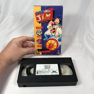 Earthworm Jim 1995 VHS Vol. 2 Conqueror Worm/Day Of The Fish MCA Universal OOP  - Picture 1 of 7