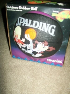 Mini baloncesto Spalding Space Jam 1996 vintage nuevo en caja - Imagen 1 de 6
