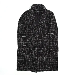 C&A OUTERWEAR Womens Overcoat Jacket Black M - Picture 1 of 6