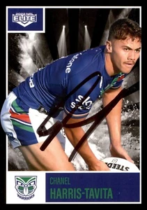 Signed 2022 New Zealand Warriors NRL TLA Elite Card - Chanel Harris-Tavita - Bild 1 von 3