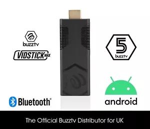 Buzztv Vidstick Max 4K Ultra HD Android 9 IPTV HDMI Stick - 4GB RAM | 128GB - Picture 1 of 8