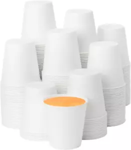 3 Oz Disposable Paper Cups, 600 Count for Bathroom and Party Use - Picture 1 of 12