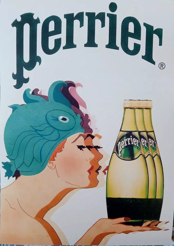 perrier -  AFFICHE POSTER - Photo 1/1
