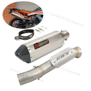Tubo de enlace de escape deslizable con puntas silenciadoras de 51 mm para CF-Moto Ibex 800 2024 2023 2022 - Imagen 1 de 17
