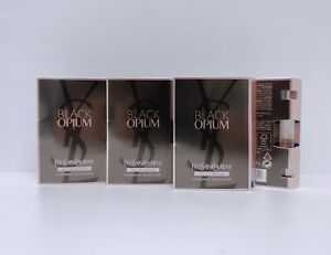 4 X Yves Saint Laurent Black Opium Eau De Parfum 0.04 Oz Each