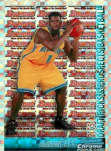 BRANDON BASS 2005-06 Bowman Chrome X-FRACTOR ROOKIE RC /150 Hornets #137 - Picture 1 of 2