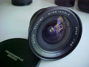 Vivitar Canon FD 20mm f3.5 wide angle lens (bx 1) - Picture 1 of 1