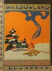 1921 Hopfmuller Art Deco Holiday New Year Fire Vintage Shadowland Cover Vr98