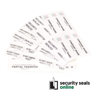 Clear 100mm x 25mm Tamper Evident Security Seal VOID Labels Stickers - Picture 1 of 6