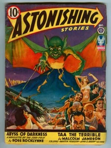 Seltene Dezember 1942 ASTONISHING STORIES Zellstoff Zeitschrift! Taa der Schreckliche! Mimik! - Bild 1 von 7