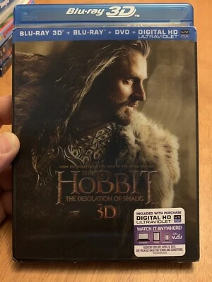 The Hobbitt - The Desolation of Smaug (5-Disc Blu-ray 3D + DVD Set w/Lenticular) - Image 1 of 4