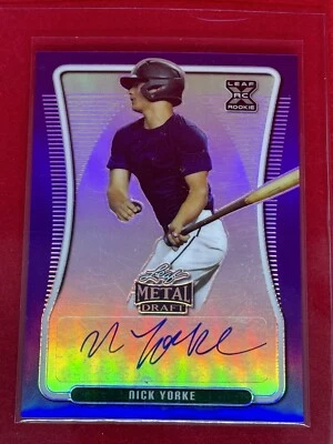 2020 Leaf Metal Flash Rookie Nick Yorke Auto /25!🔥 HOT!! RC! - Image 1 of 4