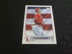 2022 Topps Series 2 Shohei Ohtani SP Photo Variation #660 Flag in Backdround - Picture 1 of 2