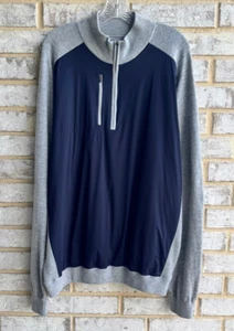 FootJoy Long Sleeve Golf Tech Pullover Wool Blend Windbreaker Men's Size 2XL - Picture 1 of 8